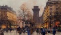 Les Grands Boulevards Une gouache de Paris parisien Eugène Galien Laloue
